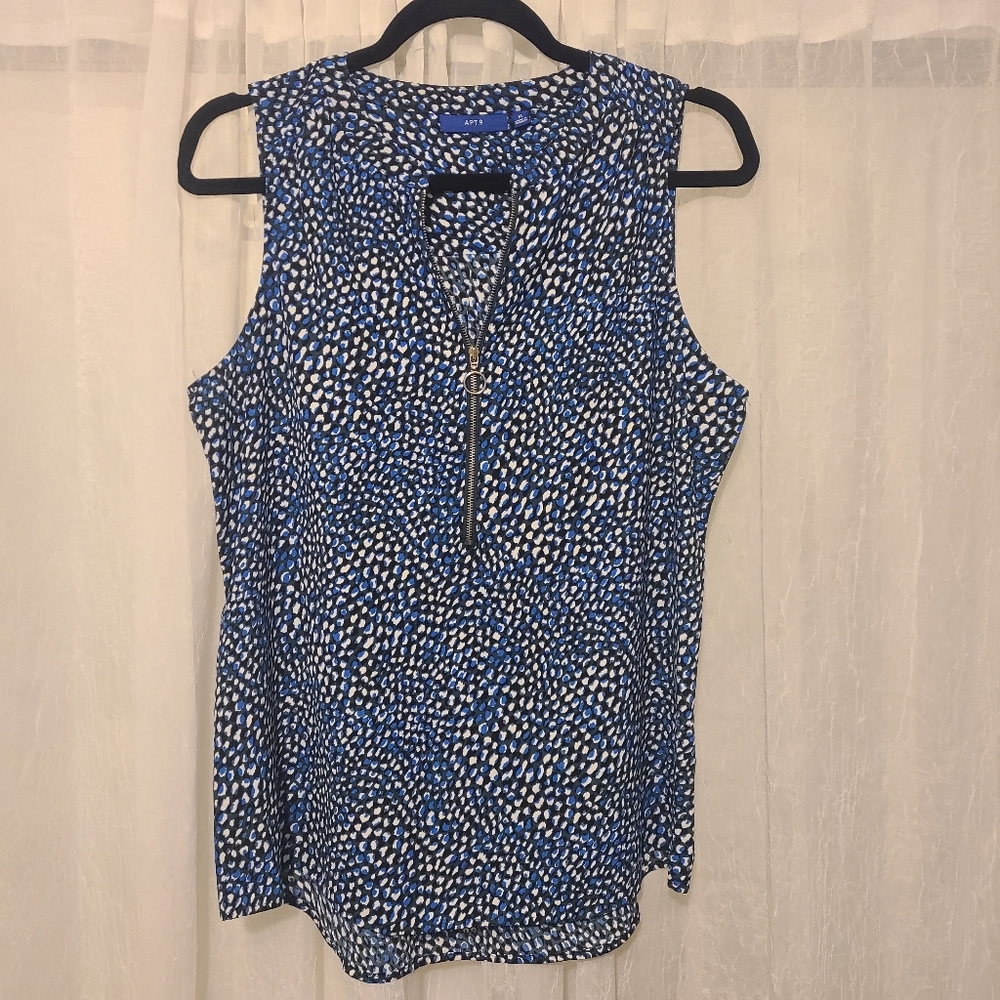 3 for $20 Sale! Apt 9 Blue, black, White tank top
